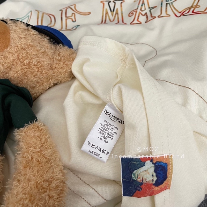 Áo phông 13de marzo kèm gấu xù loại 1