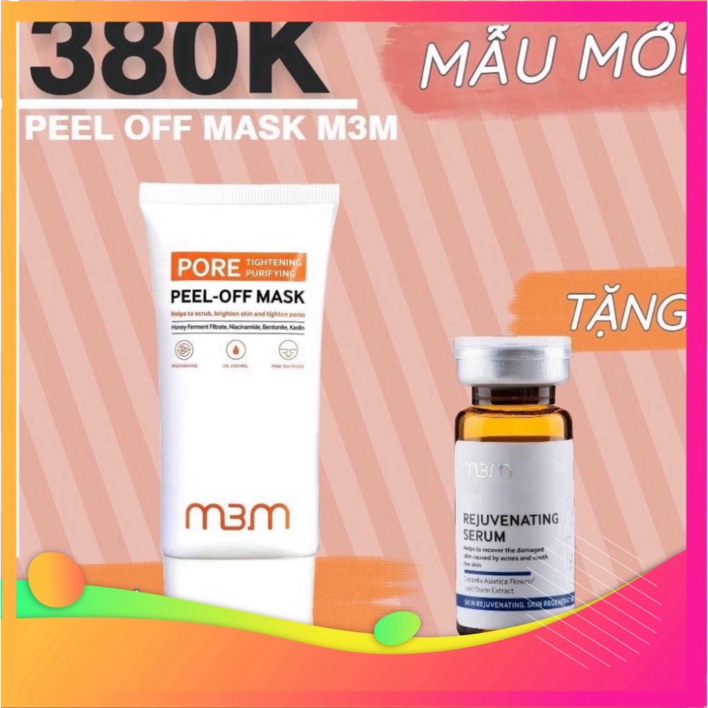 Mặt nạ peel off mask M3M hết mụn, mờ thâm, dưỡng trắng da | BigBuy360 - bigbuy360.vn