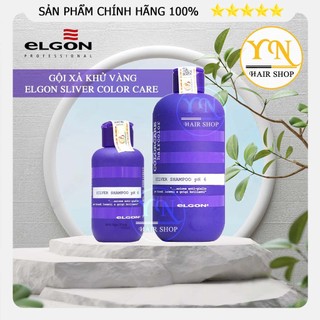 (Chính Hãng Giá Sỉ) Dầu Gội Khử Vàng Cho Tóc Bạch Kim Silver Shampoo Elgon 300ML