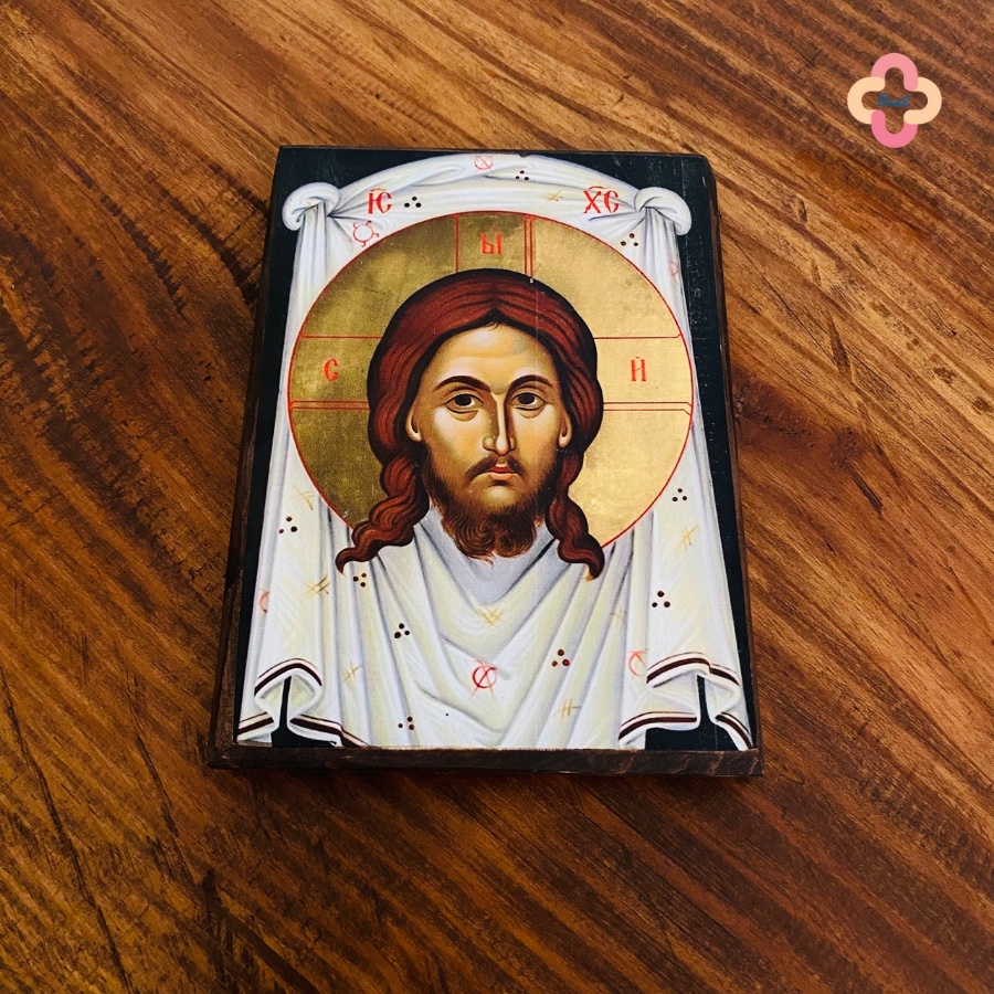 Tranh Thánh Nhan Chúa - Tranh Gỗ Tự Nhiên Công Giáo - Icon Of The Holy Face