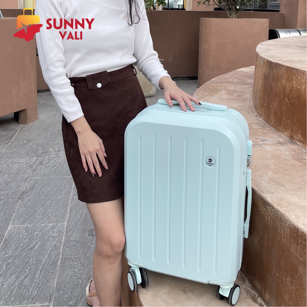 Vali size 20 SUNNY-SV07 vali du lịch xách tay, nhựa ABS+PC đàn hồi tốt