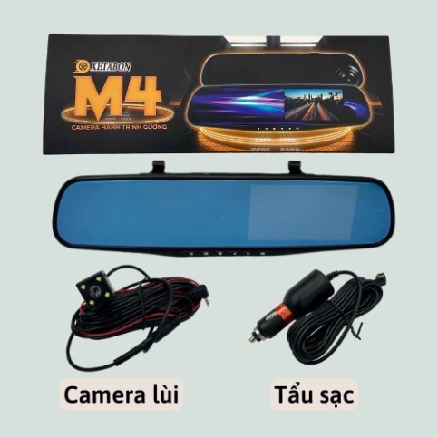 Camera hành trình ô tô M4 hỗ trợ cam trước và sau, ghi âm, quay đêm sắc nét, độ phân giải cao phù hợp với mọi loại xe | BigBuy360 - bigbuy360.vn