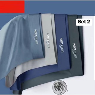 [Hàng trả order, không có dư] Set 4 quần sịp nam băng lạnh