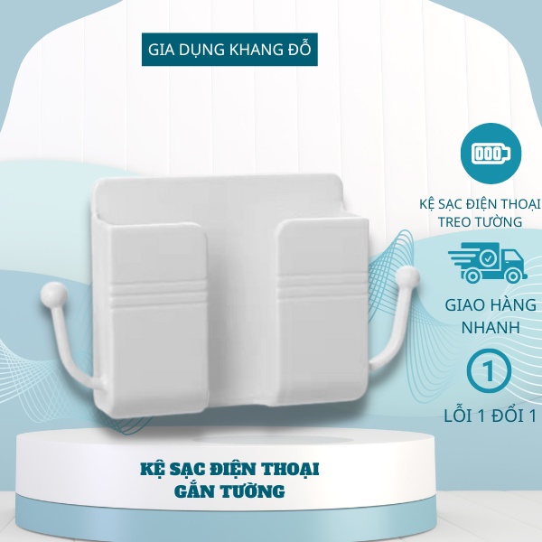 Giá để điện thoại dán tường đa năng có tai hàng Việt Nhật 5689 (KDT)