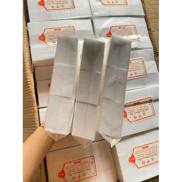 Giấy lau gel loại dày 1000 tờ chuyên nail