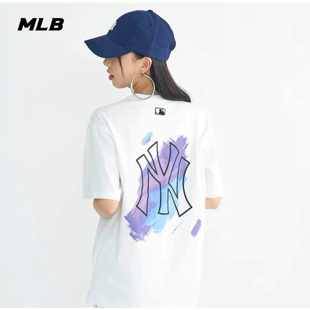 Áo thun cao cấp mlb vệt sơn