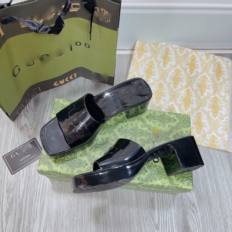 Guốc nhựa g gót 6 phân