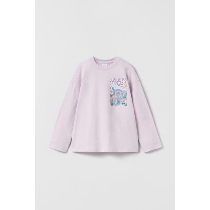 Áo thun tay dài Tom & Jerry zara size 13-14y