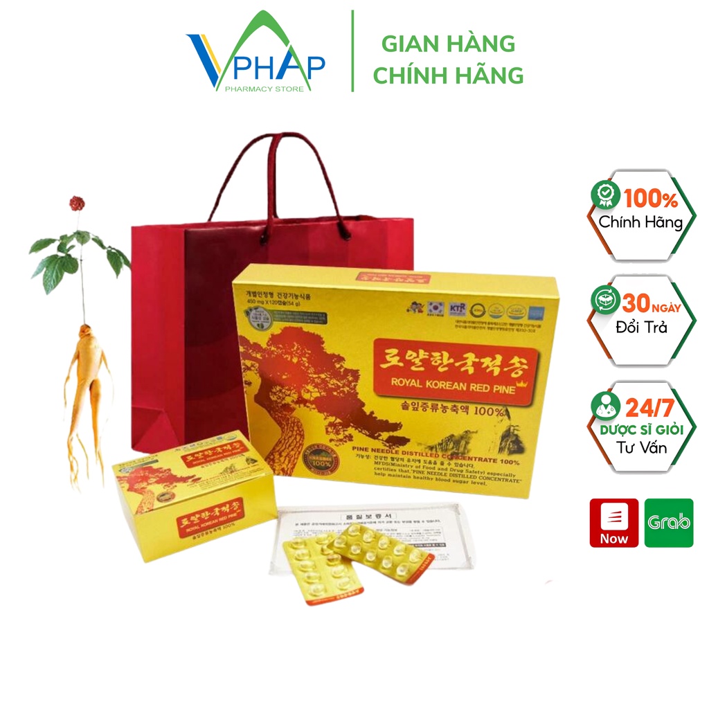 Tinh Dầu Thông Đỏ Hoàng Gia Royal Korean Red Pine Hàn Quốc