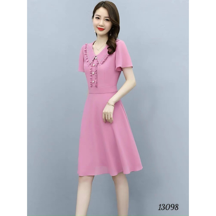 (Săn Sale) Đầm Xòe Voan Thời Trang Thiết Kế Sang trọng Sành Điệu - Phong Cách Hiện đại