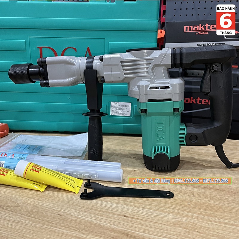 Máy đục bê tông 17ly DCA AZG06-6S - Hàng Chính Hãng bảo Hành 6 Tháng