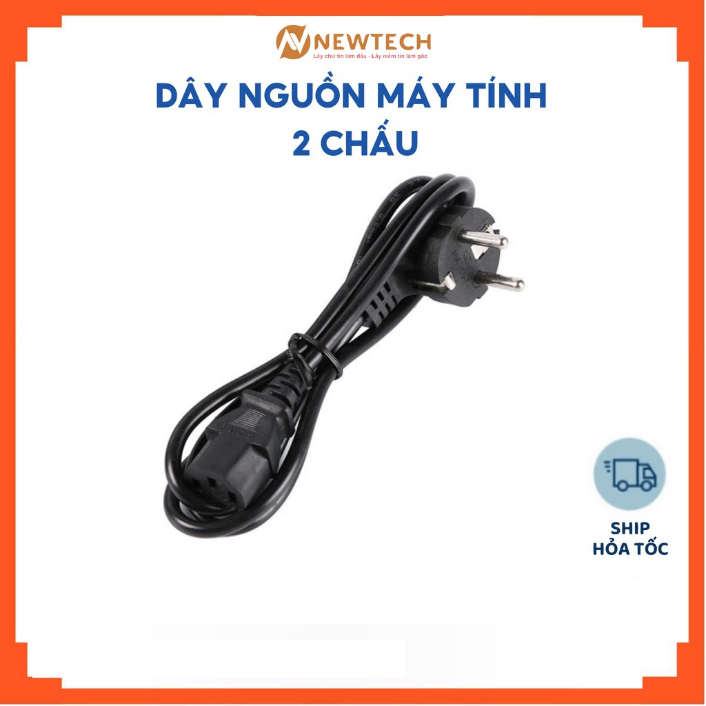 Dây nguồn 2 chấu nồi cơm điện, máy tính, máy ép ly