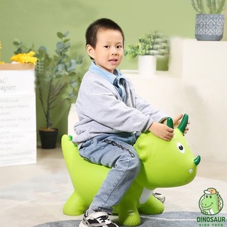 Thú nhún khủng long thú nhún bơm hơi chất liệu PVC cao cấp an toàn cho bé