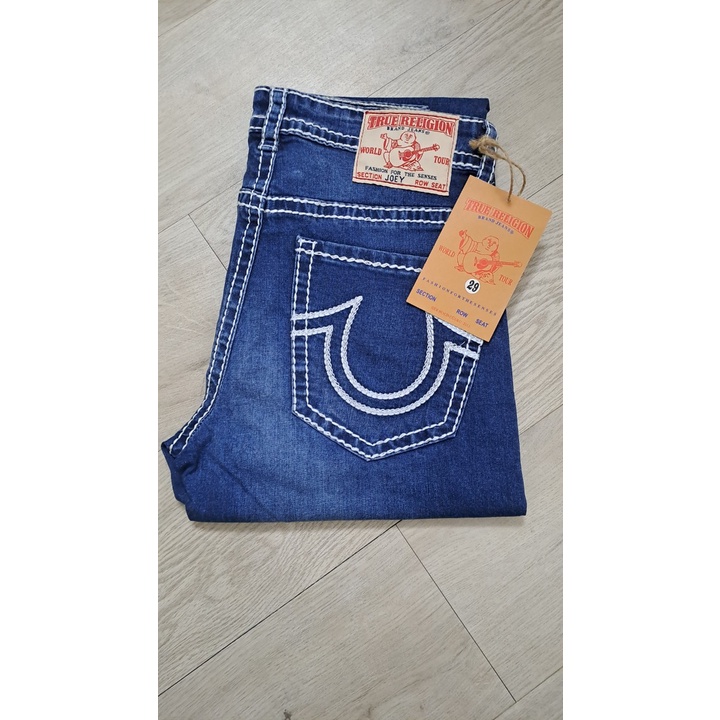 Quần dài Jeans xuất khẩu hiệu Ông Địa (True Religion), vải đẹp co giãn tốt, không ra màu