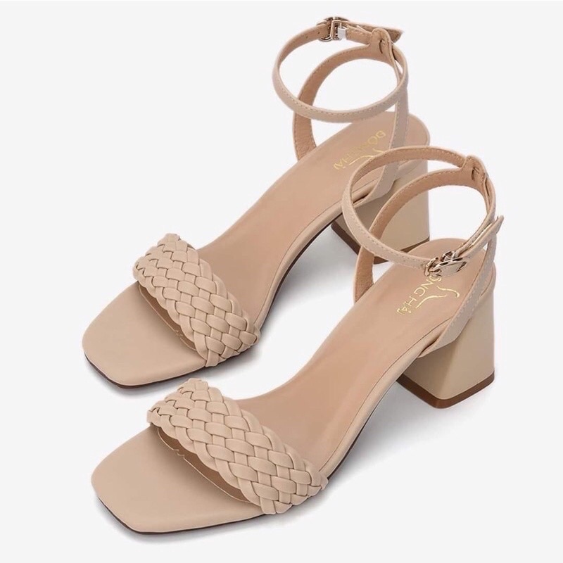 Gót vuông 3 phân quai thắt tít có big size 35-45