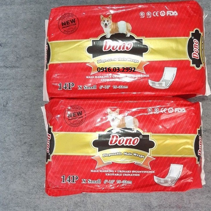 Bỉm chó Đực Dono - Bỉm cho chó Dono