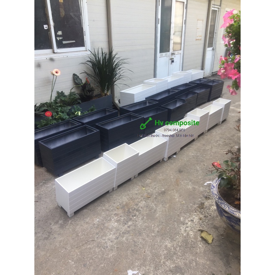 Chậu composite mẫu sole cao thấp