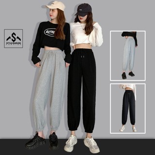 Quần jogger nữ trơn dáng bo ống STYLE MARVEN chất thun da cá thoáng mát - QUAN SM002V1