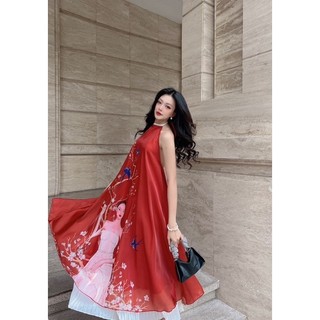  MAXI YẾM CÔ GÁI ĐỎ  Hình thật 100%  
