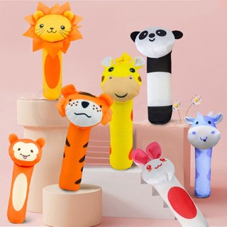 Đồ Chơi Lục Lạc Hình Động Vật Mềm Mại Nhiều Màu Sắc Có Chuông Dành Cho Bé Sơ Sinh Đồ Chơi Cầm Tay Cho Bé Sơ Sinh Chút Chít Cho Bé Xúc Xắc Bông JJOVCE TCT01