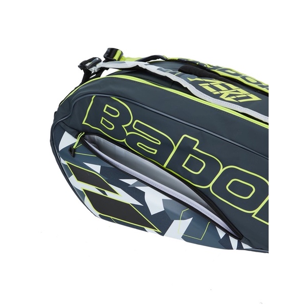 TÚI TENNIS BABOLAT PURE AERO X6 PACK GREY/YELLOW/WHITE