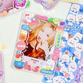 (Combo giá rẻ) sticker tập decor, trang trí top loader