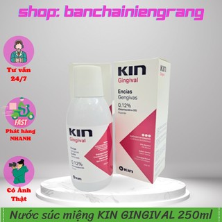 Nước súc miệng KIN, ngừa viêm nướu, thích hợp cho người niềng răng, sau phẫu thuật