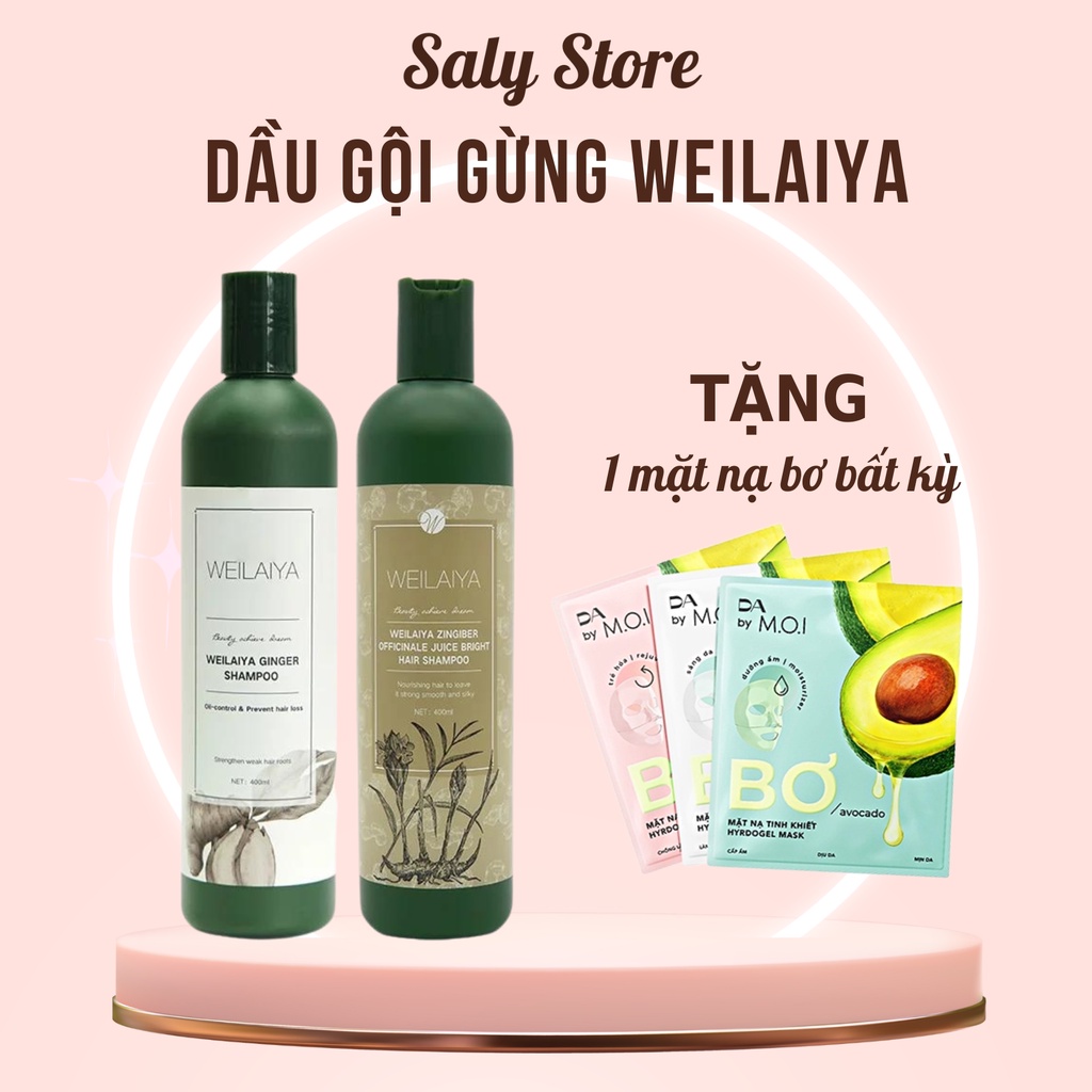 Dầu gội gừng Weilaiya, giảm rụng kích mọc tóc Chính hãng