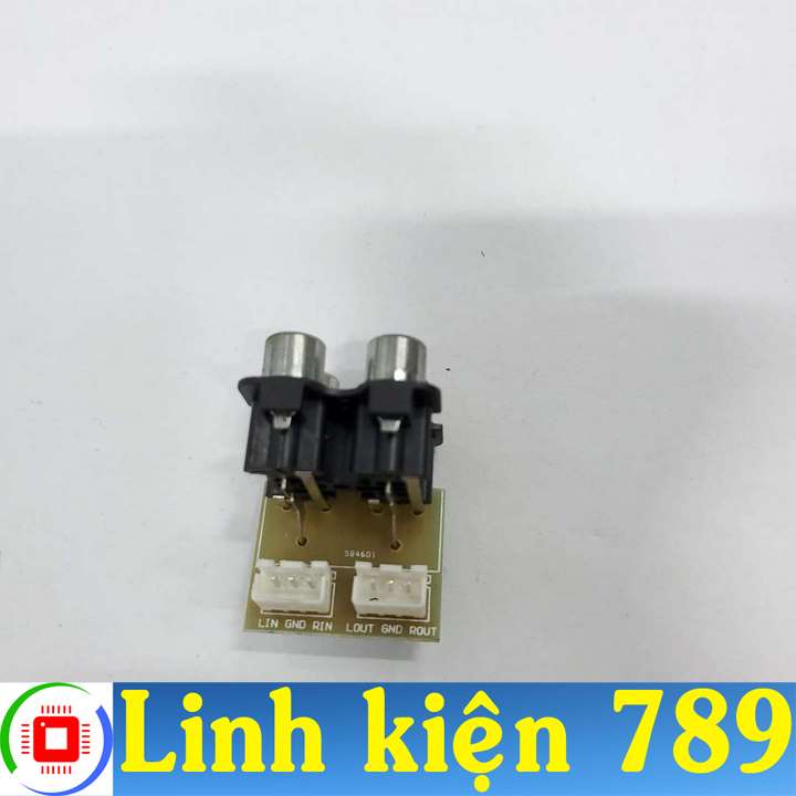 Jack AV ra 2 kênh / 4 kênh AV ra jack XH2.54-3P  - Linh kiện 789
