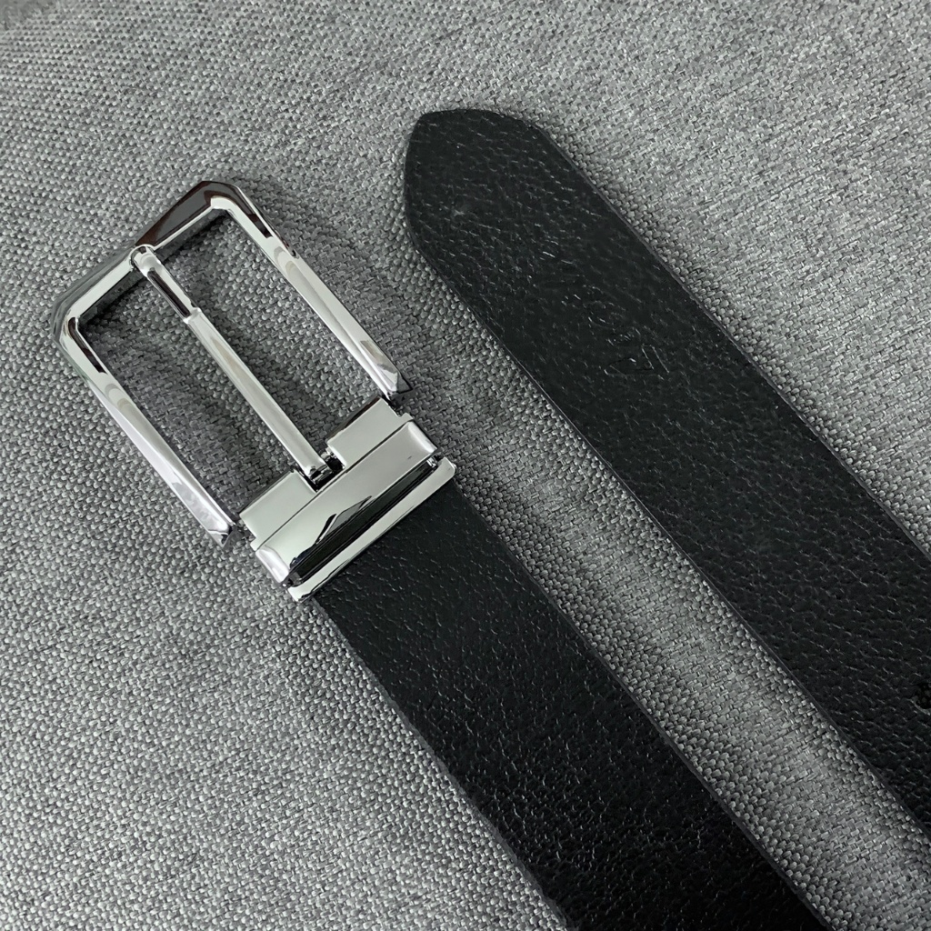 Thắt lưng nam da thật nguyên tấm, Dây nịt nam cao cấp CAPMEN CM235