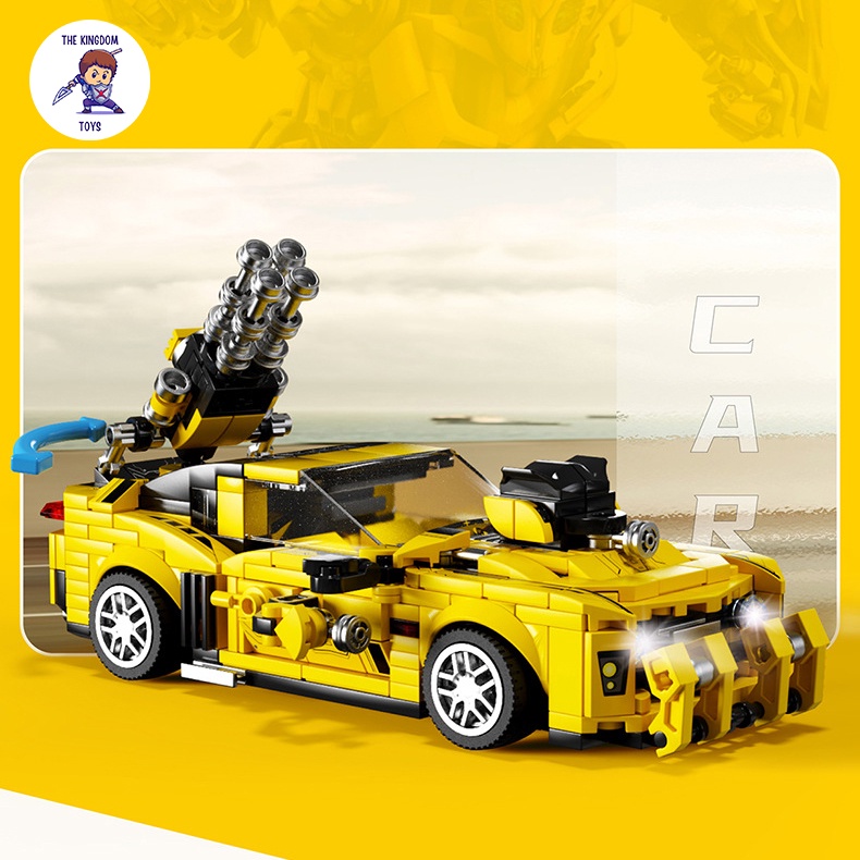 Đồ Chơi Lắp Ráp Mô Hình Người Máy Biến Hình Optimus Prime / Bumblebee Transformers Siêu Xe Robot Đại Chiến Xe Tải