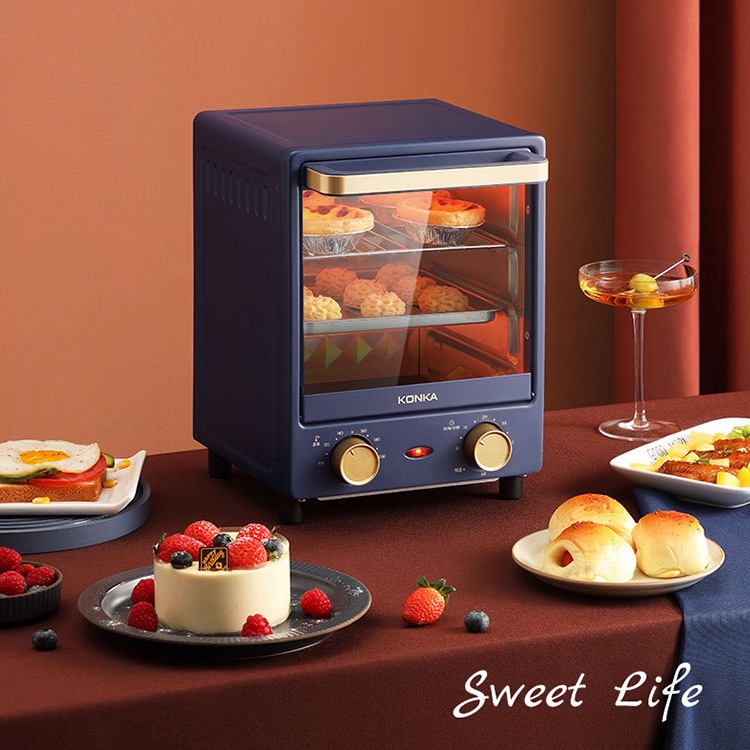 KONKA Lò Nướng Bánh Mì mini Đa Năng Tiện Dụng Cho Gia Đình