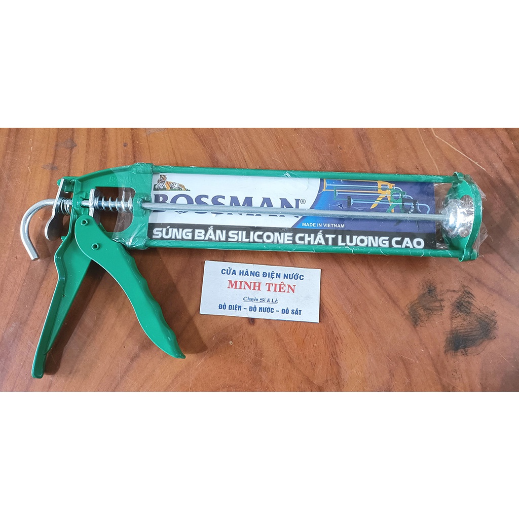 Súng bắn keo Silicone, Súng bắn keo Silicon có máng INOX, không có máng sản phẩm chắc chắc, đẹp.