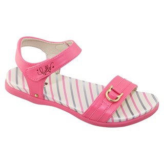 Sandal đế bằng bé gái Bita's SOB.280 (Cam san hô + Hồng sen + Trắng)