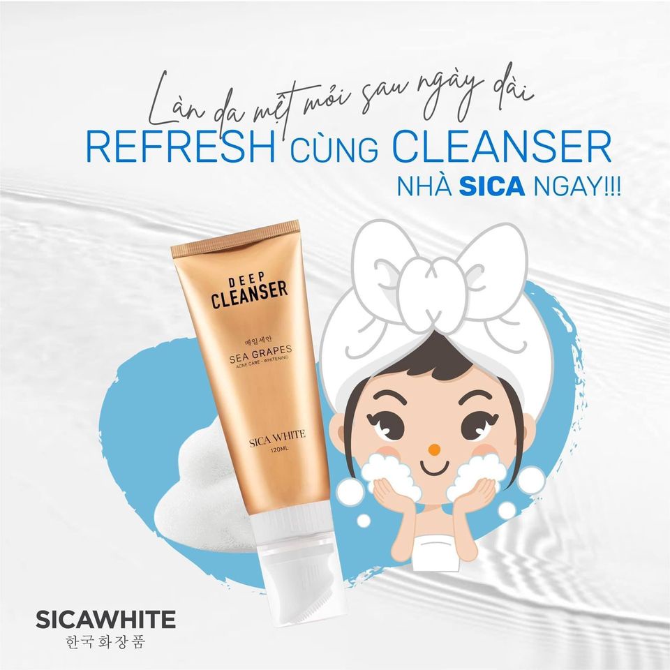 Sữa Rửa Mặt Sica White, CLEANSER SICA
