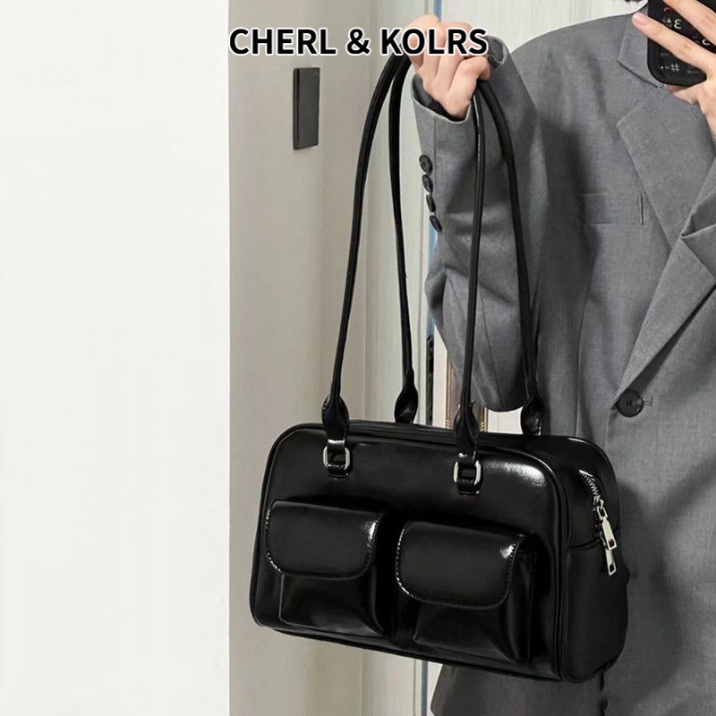 Chelkolrs Túi Xách Da Sáp Thời Trang vintage Cho Nữ
