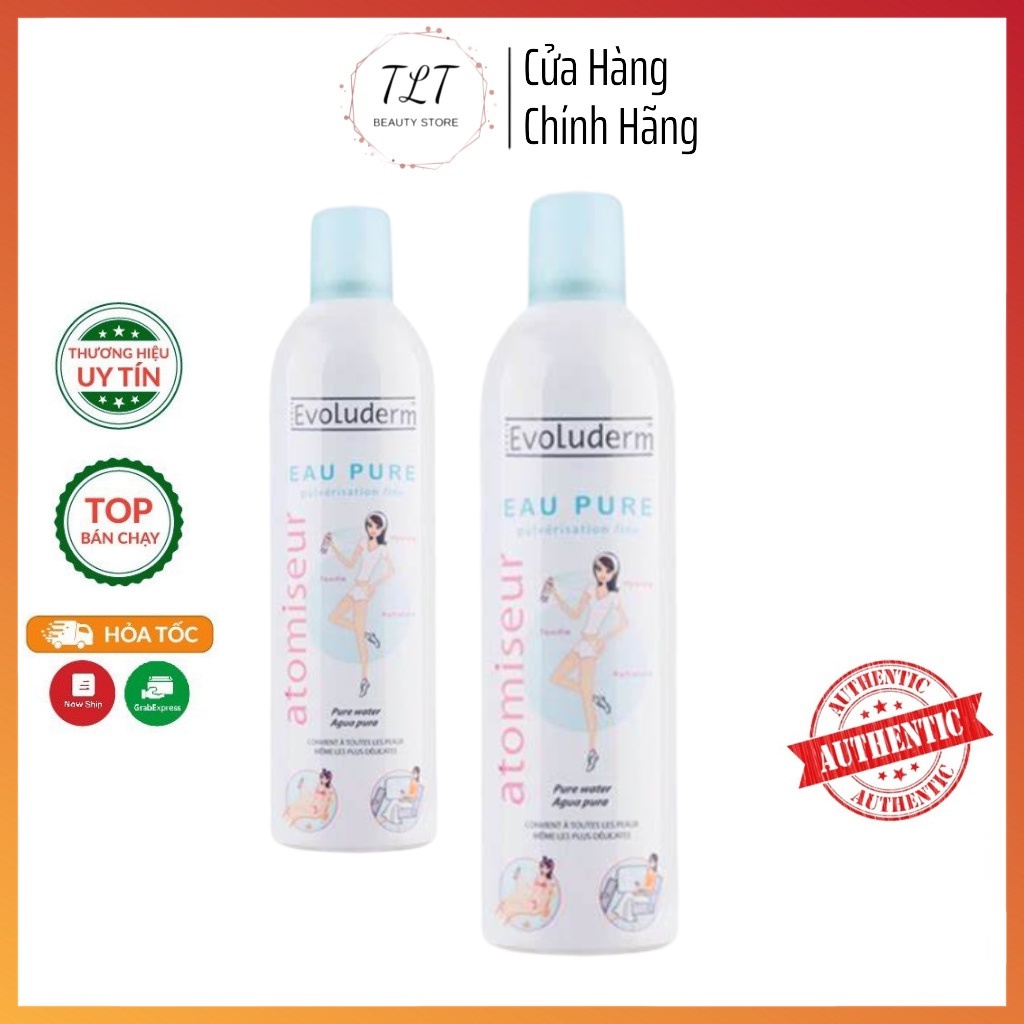 [ Chính Hãng ] Xịt Khoáng Atomiseur Eau Pure Evoluderm 400Ml
