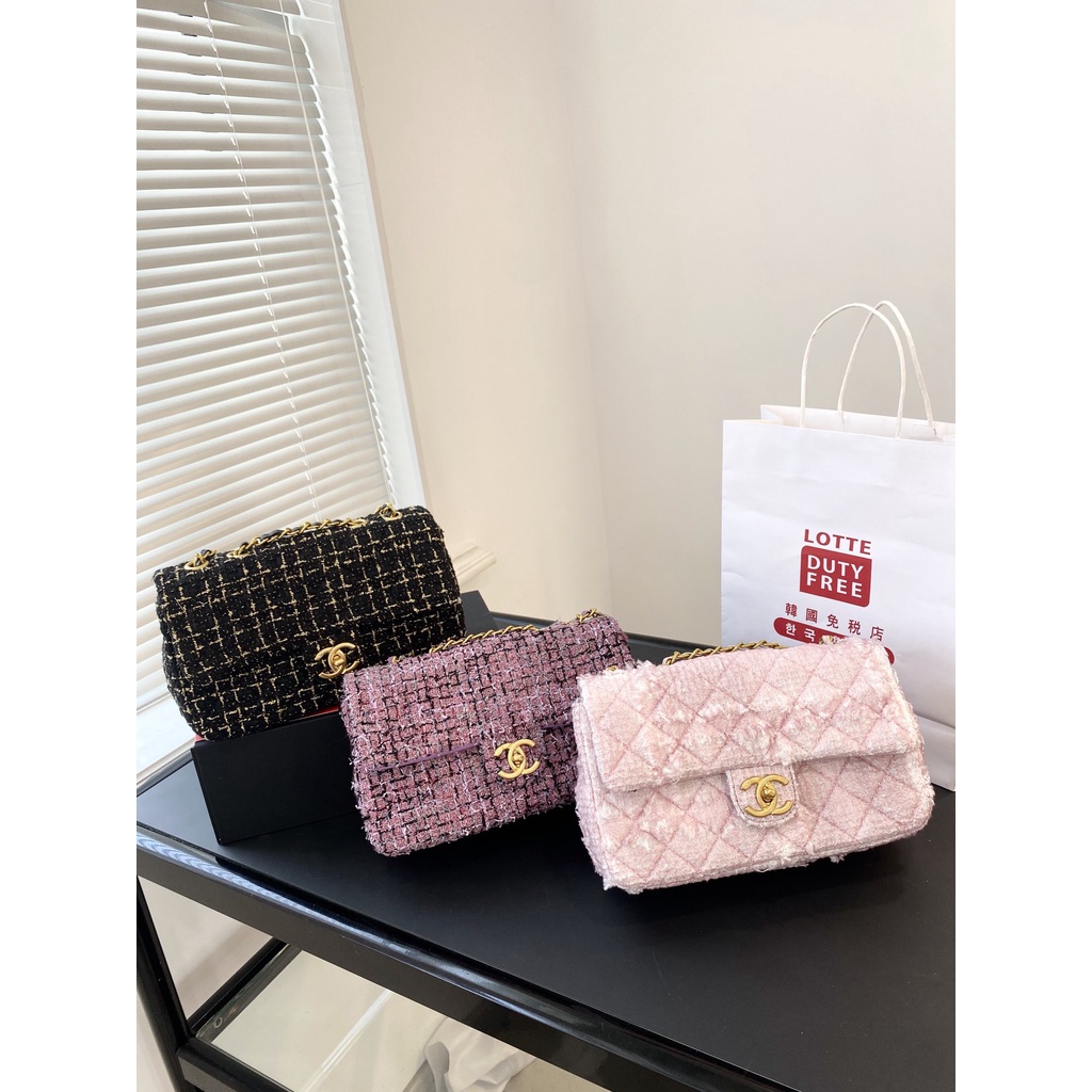 Túi xách nữ thời trang 2023/Họa tiết da rắn/Vải len/Dây kéo hai lớp