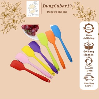 Cây vét bột silicon - cây vét bột spatula silicon đúc – dụng cụ pha chế