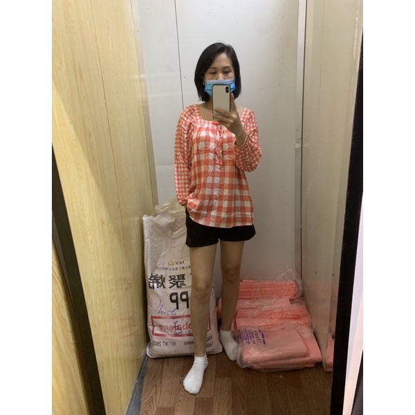 Áo sơmi kiểu nữ chất rayon mát lạnh, màu đỏ