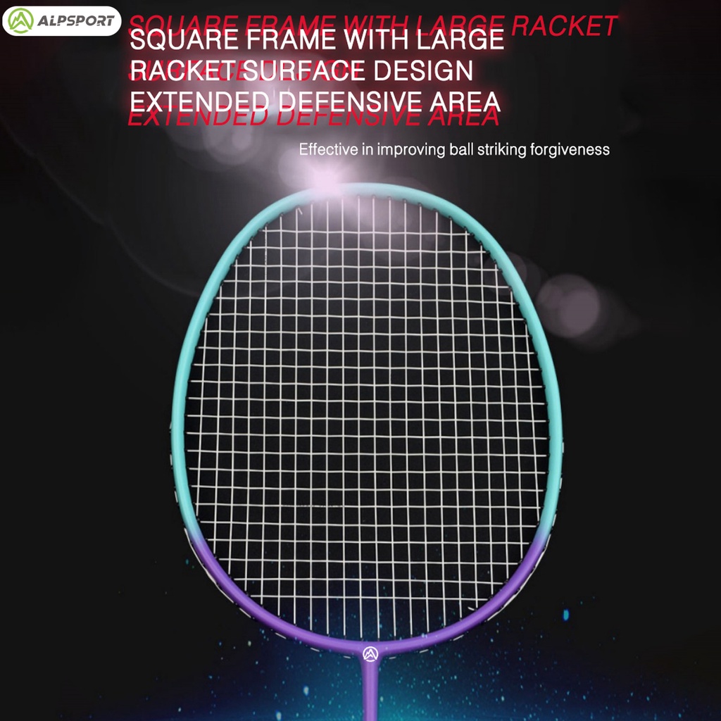 Vợt Cầu Lông 10U 52 ± 2g Tối Đa 30Lbs 100% Sợi Carbon Siêu Nhẹ