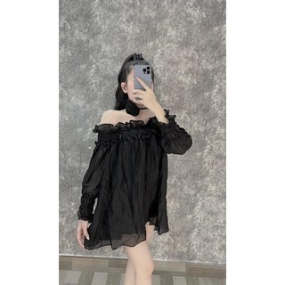 váy bẹt vai coan xốp