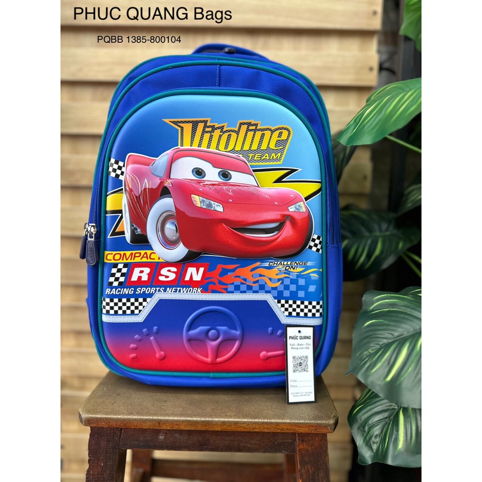 BALO PHẢN QUANG, bảo vệ bé khi đi đêm, vải chống nước, siêu bền, dành cho học sinh tiểu học.