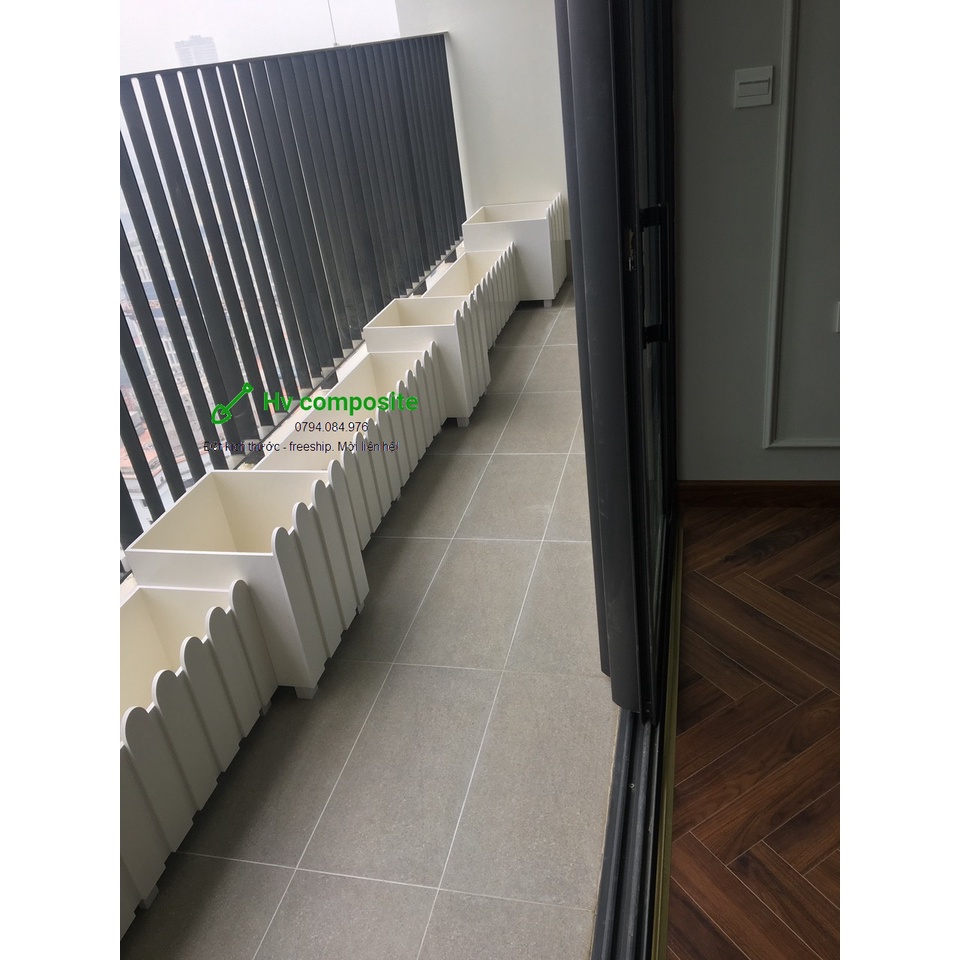 Chậu composite mẫu sole cao thấp