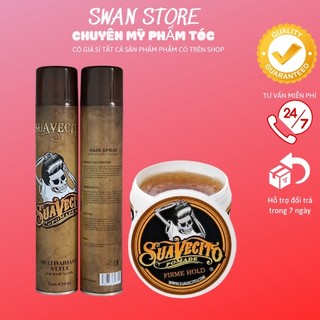 Gôm halloween + sáp vuốt tóc nam suavecito strong hold - sáp mềm nhé swan store