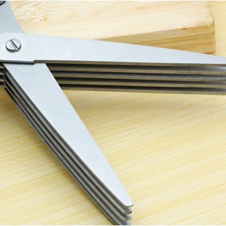 [ Free Ship ] Kéo cắt hành 5 lưỡi đa năng