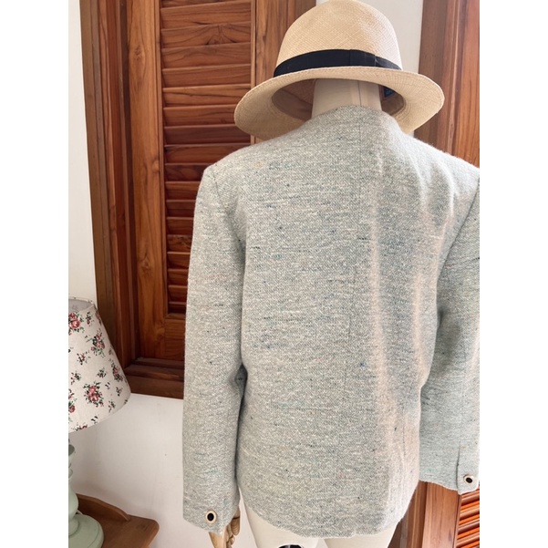 Áo khoác tweed Nhật vintage