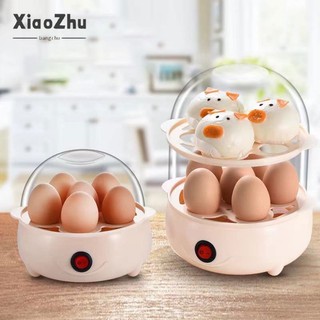 XiaoZhubangchu Máy Hấp Trứng Luộc Tự Động Đa Năng Tiện Dụng