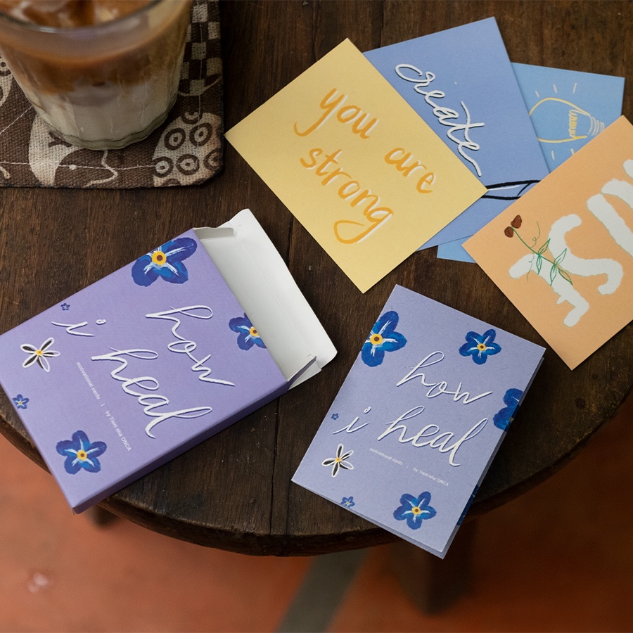 HOW I HEAL - Bộ thẻ 24 thông điệp chữa lành, thông điệp vũ trụ