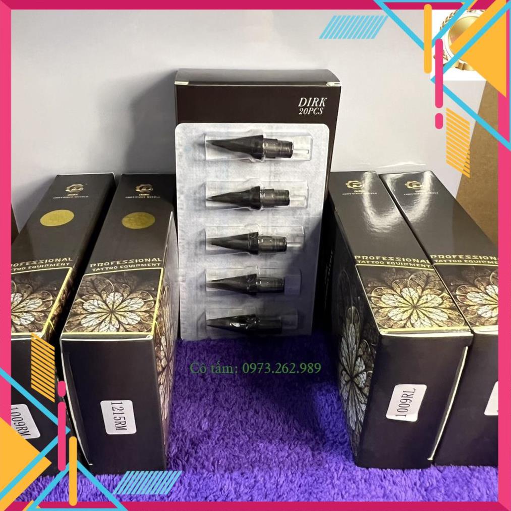 Xả kho_ Kim xăm máy pen, kim đạn Dirk, kim phun xăm, tattoo  / thuybuishop